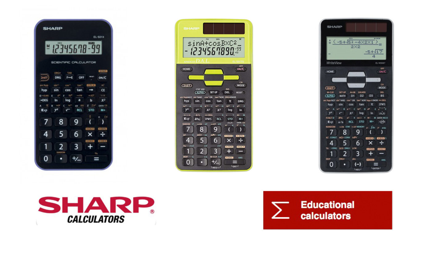 Calculadoras SHARP Recomendadas para examen AEAT Tecnicos de Hacienda THAC